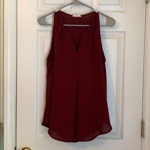 Maroon top from Vestique